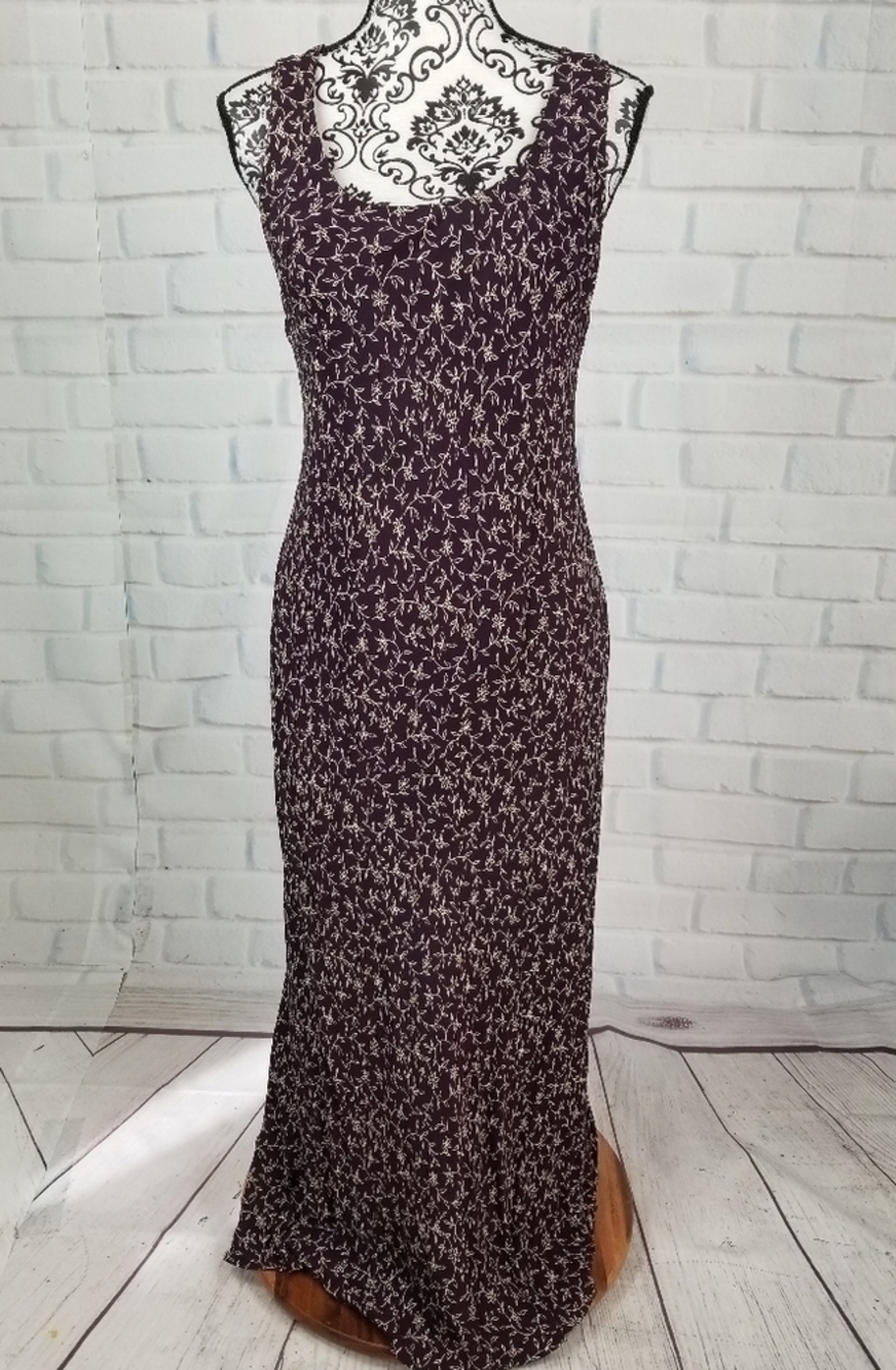 Laundry sz 8 sleeveless floral print dress lined